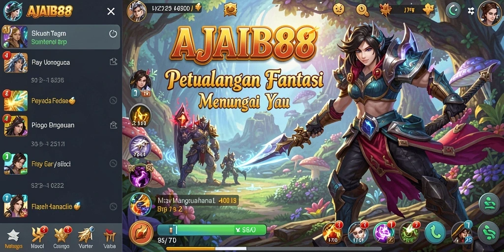 Visual gameplay AJAIB88 yang menakjubkan dan mendebarkan.