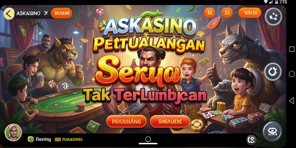 Tampilan gameplay <strong>ASKASINO</strong> yang menakjubkan saat berpetualang.