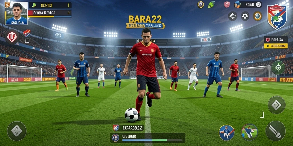 Tampilan gameplay BARA22 yang menyenangkan dan menegangkan.