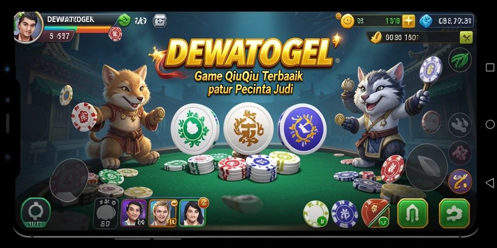 Tampilan gameplay QiuQiu yang seru dan menegangkan.