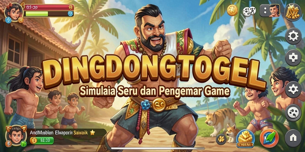 Tampilan gameplay menarik dari DINGDONGTOGEL yang menampilkan simulasi seru.