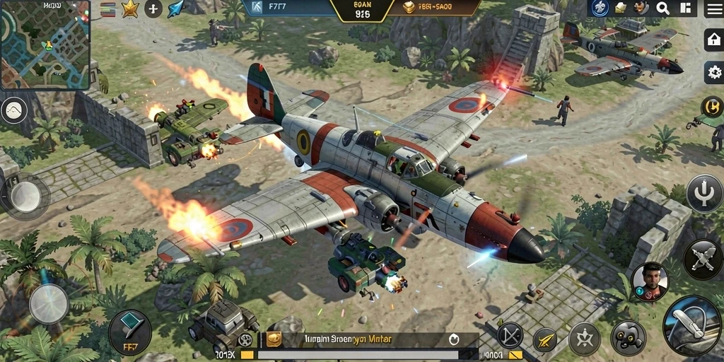 Tampilan gameplay menarik F7F7 dengan strategi mendalam