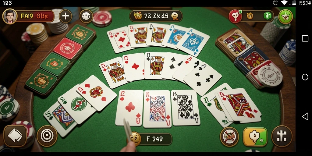Tampilan gameplay seru dalam permainan Gaple FA99.
