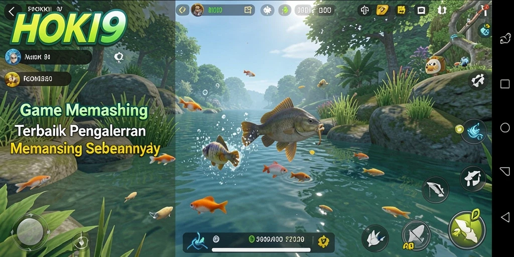 Gameplay HOKI9 yang realistis dengan pengalaman memancing yang menyenangkan.