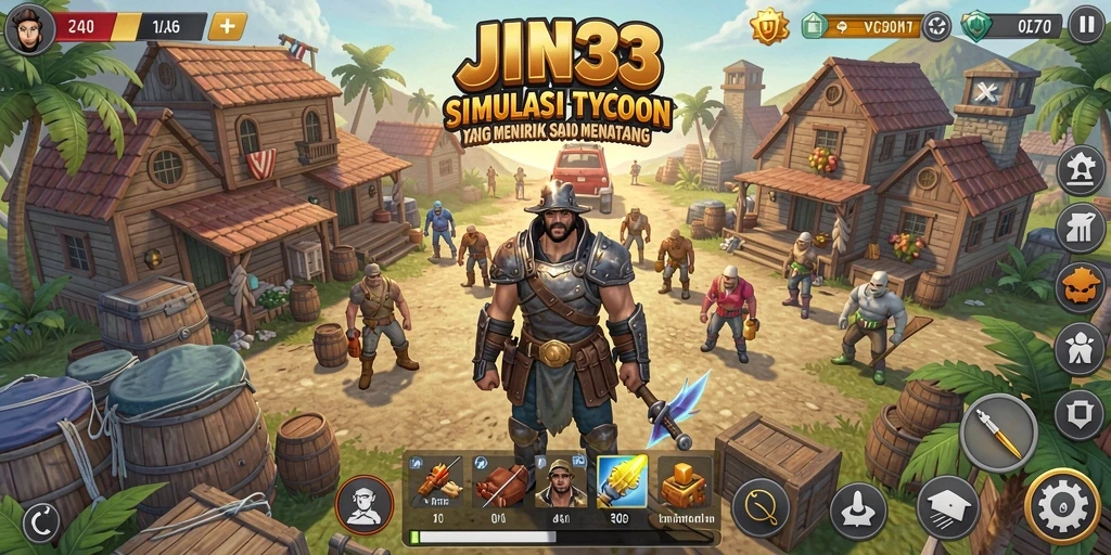 Tampilan gameplay <strong>JIN33</strong> yang menarik dan dinamis.