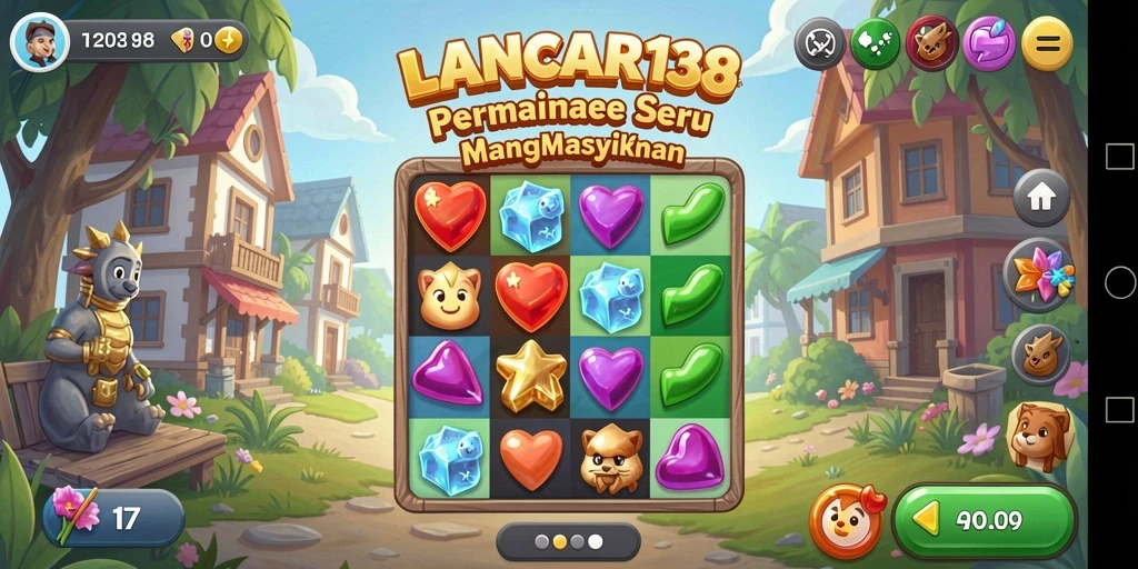 Tampilan gameplay menarik dari LANCAR138 yang penuh warna.