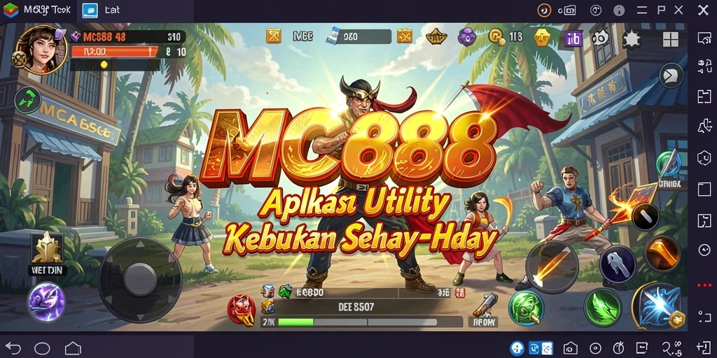 Tampilan antarmuka MC888 yang ramah pengguna dan intuitif.