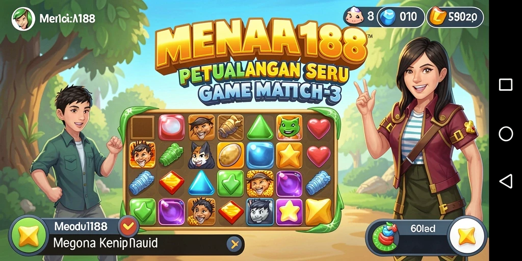 Gameplay MENARA188 penuh warna dan tantangan seru.