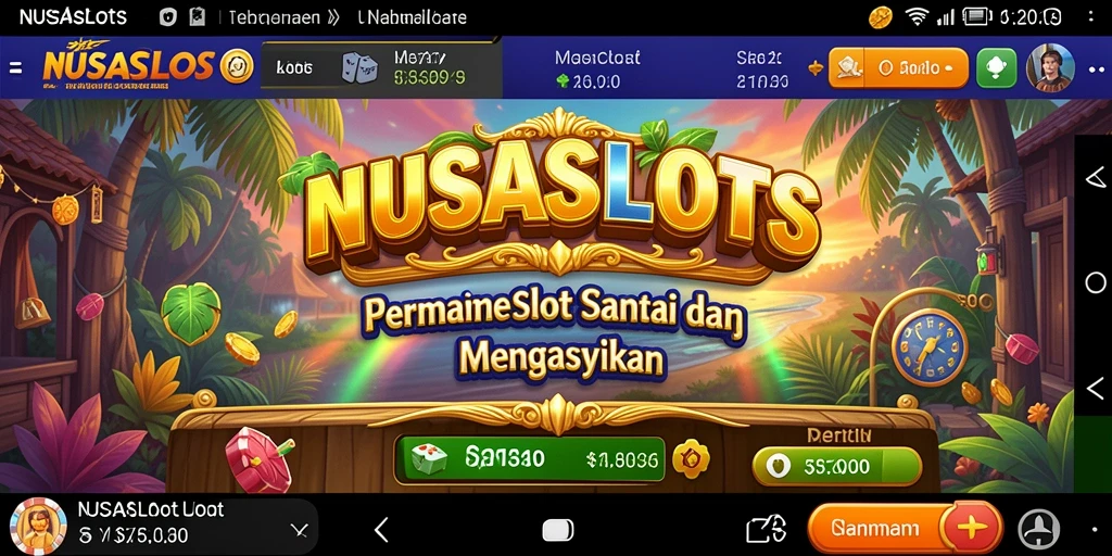 Tampilan menarik dari gameplay NUSASLOTS yang penuh warna.