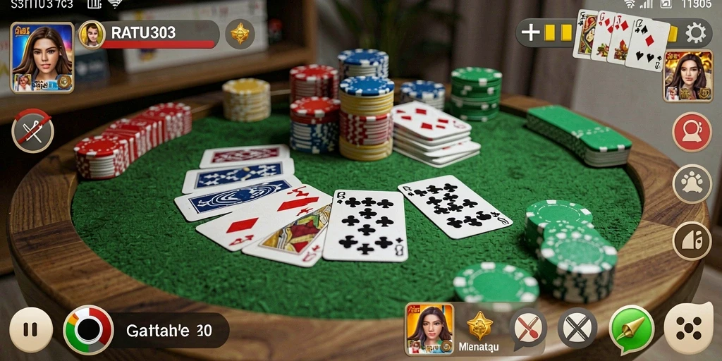 Gameplay seru dan interaktif dari RATU303 pada permainan Gaple.