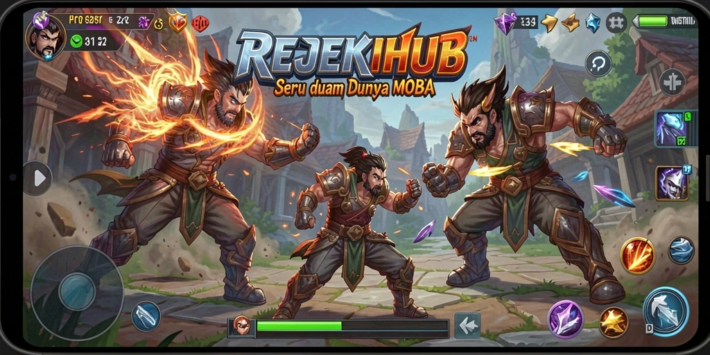 RejeKihub menghadirkan pertarungan seru dalam setiap pertandingan MOBA.