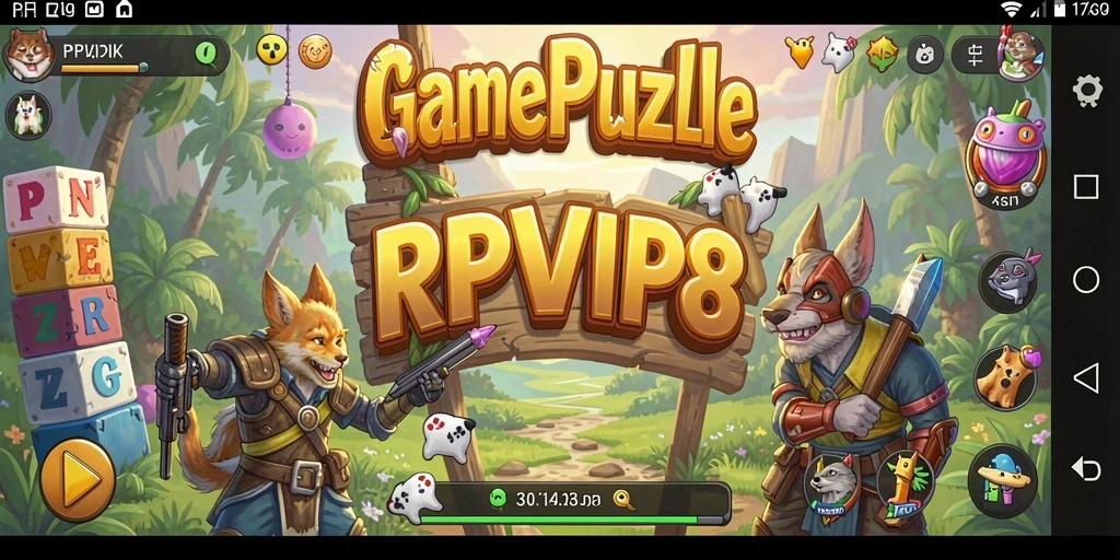 Tampilan gameplay RPVIP8 yang penuh tantangan dan kesenangan.