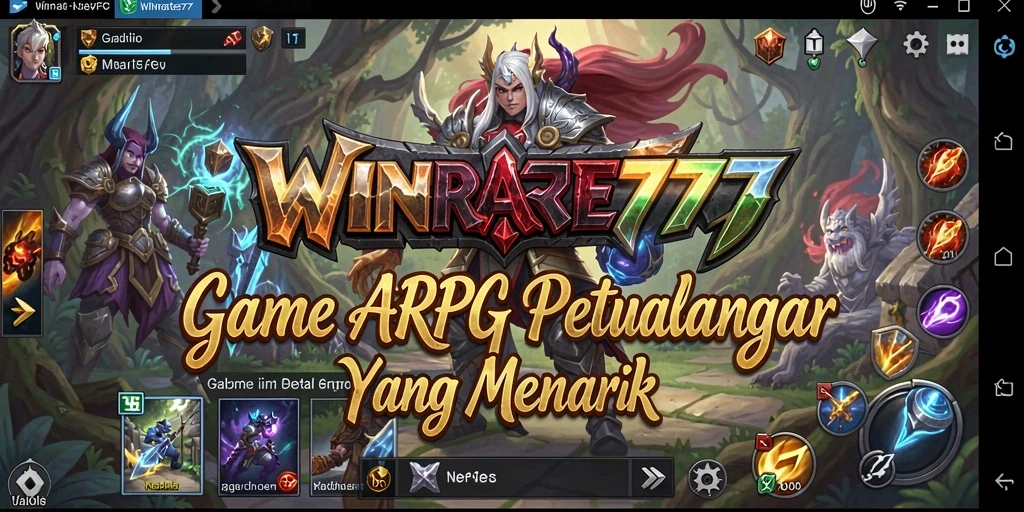 Tampilan gameplay ARPG yang menakjubkan di WINRATE777.